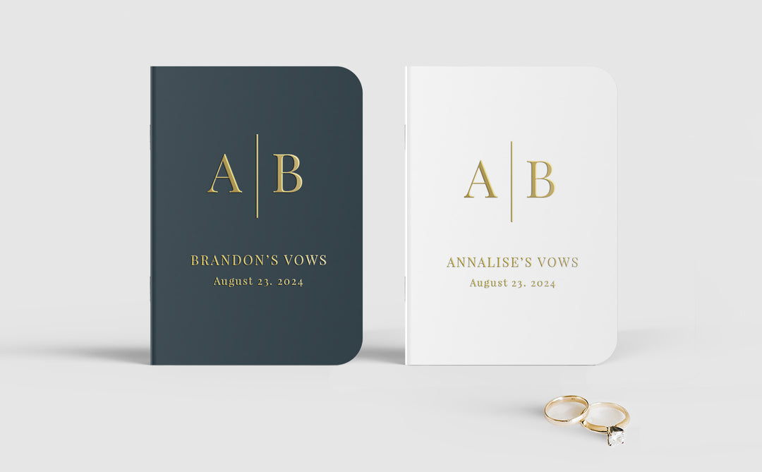 Gold Foil Vow Books