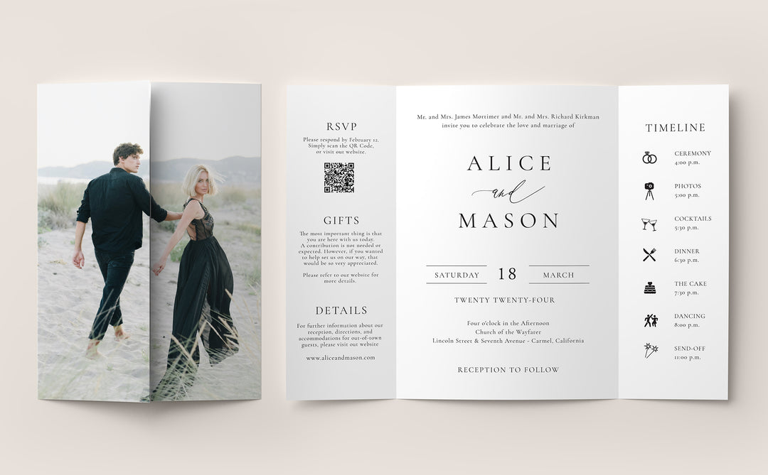 Gatefold Wedding Invitations