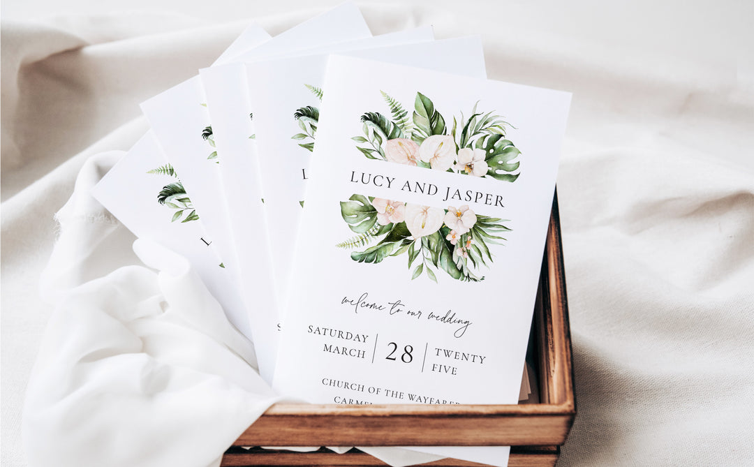 Key West Half Fold Ceremony Program