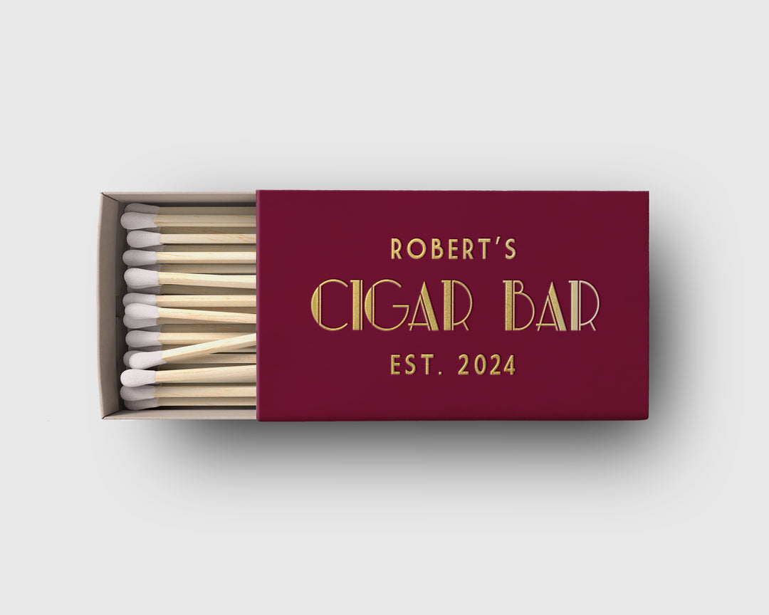 Gatsby Matchbox Favor