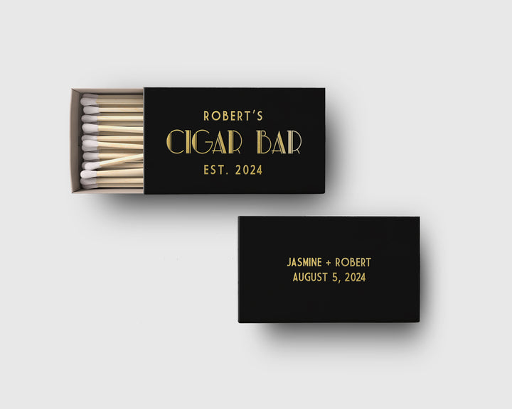 Gatsby Matchbox Favor
