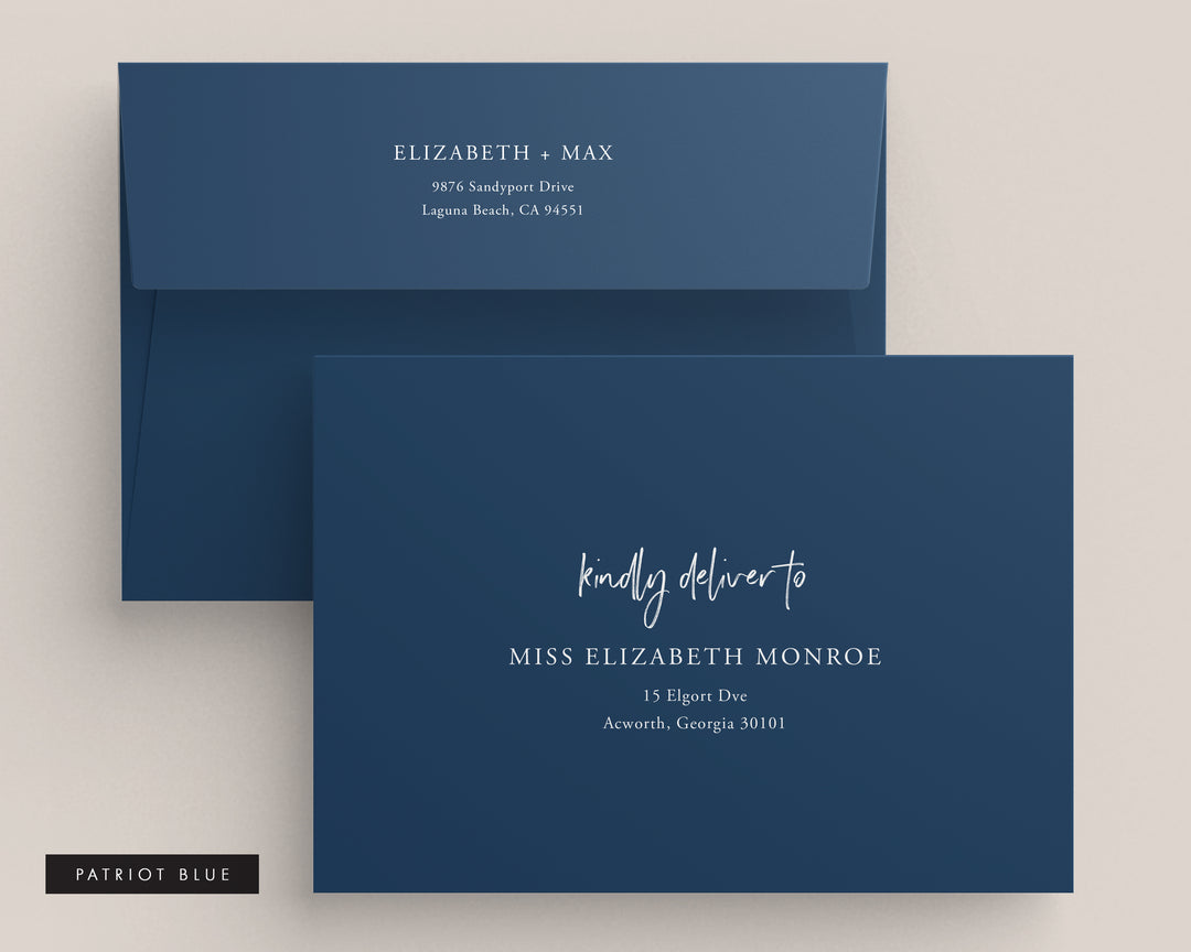 Wild Spirit Collection Envelopes - White Ink Printing