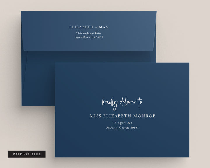 Wild Spirit Collection Envelopes - White Ink Printing