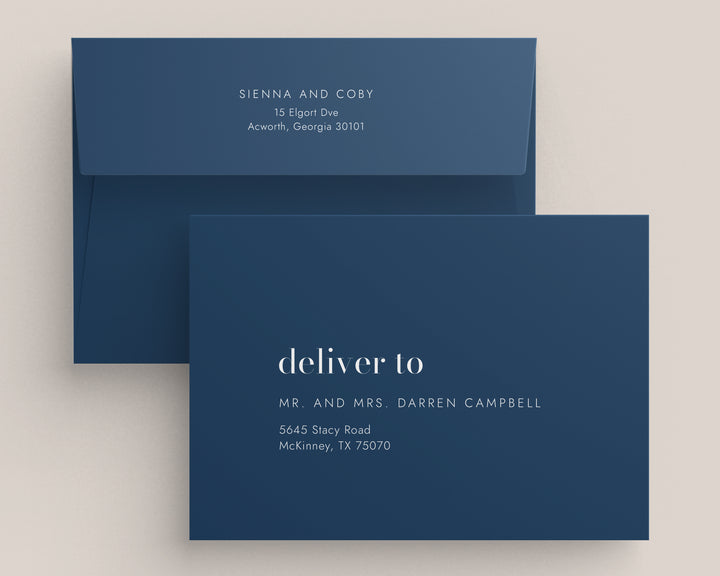 Mad Love Collection Envelopes - White Ink Printing
