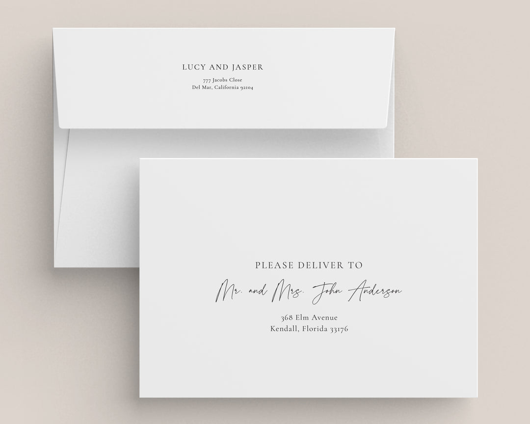 Key West Wedding Invitation Suite