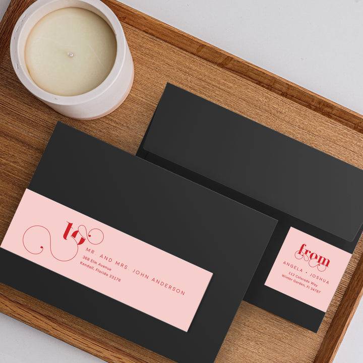 Amore Wrap Around Labels