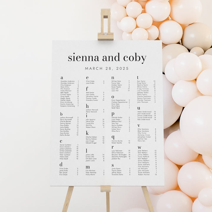 Mad Love Collection Seating Chart