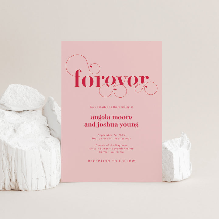 Amore Wedding Invitation Suite