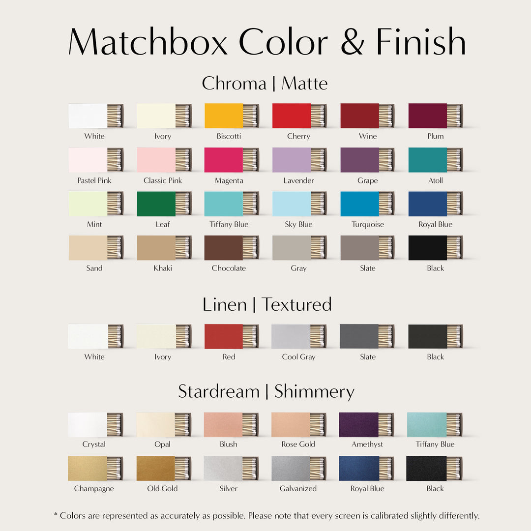 Amore - "The Perfect Match" Matchbox