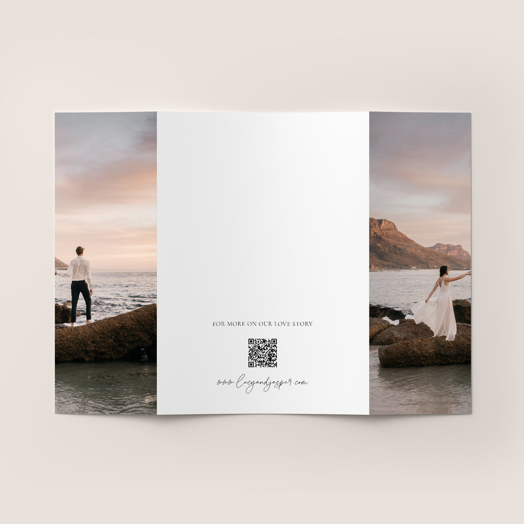 Key West Gatefold Wedding Invitation