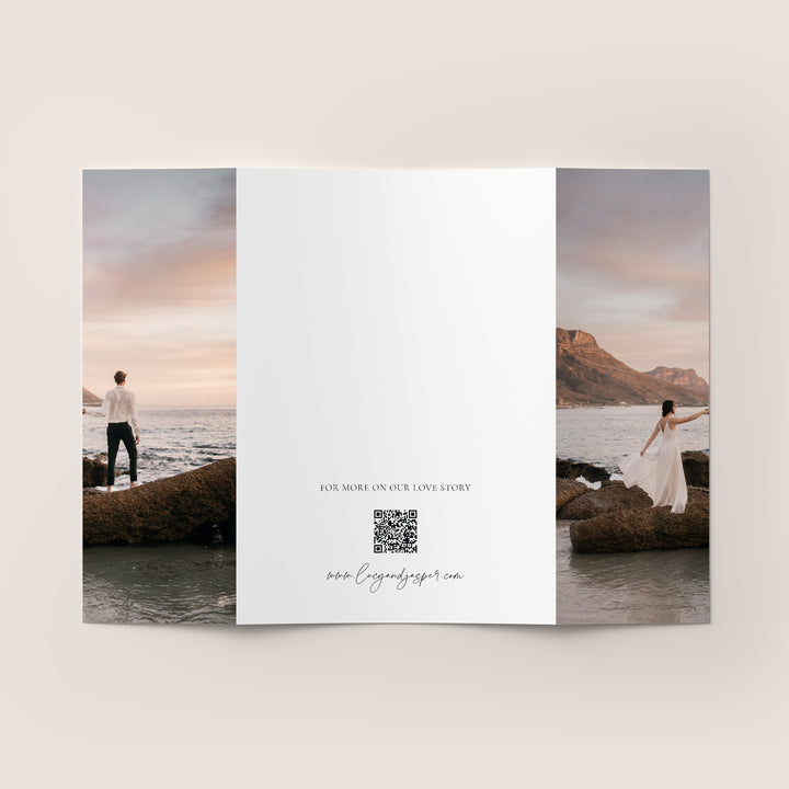 Key West Gatefold Wedding Invitation