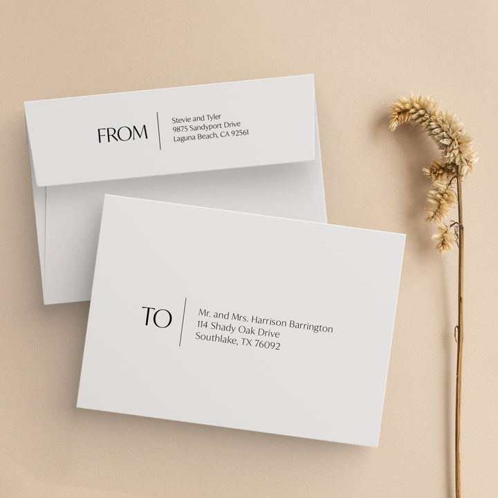 Contemporary Chic Envelopes