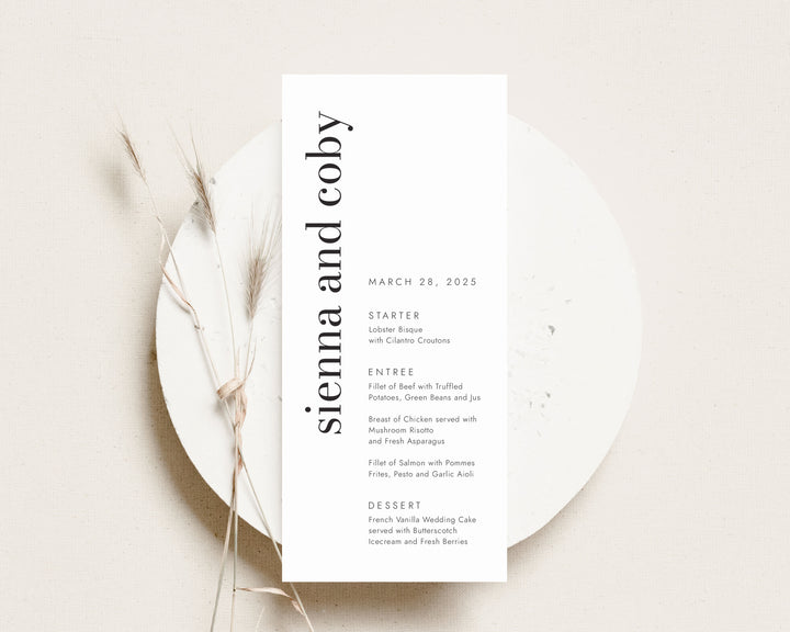 Mad Love Menu