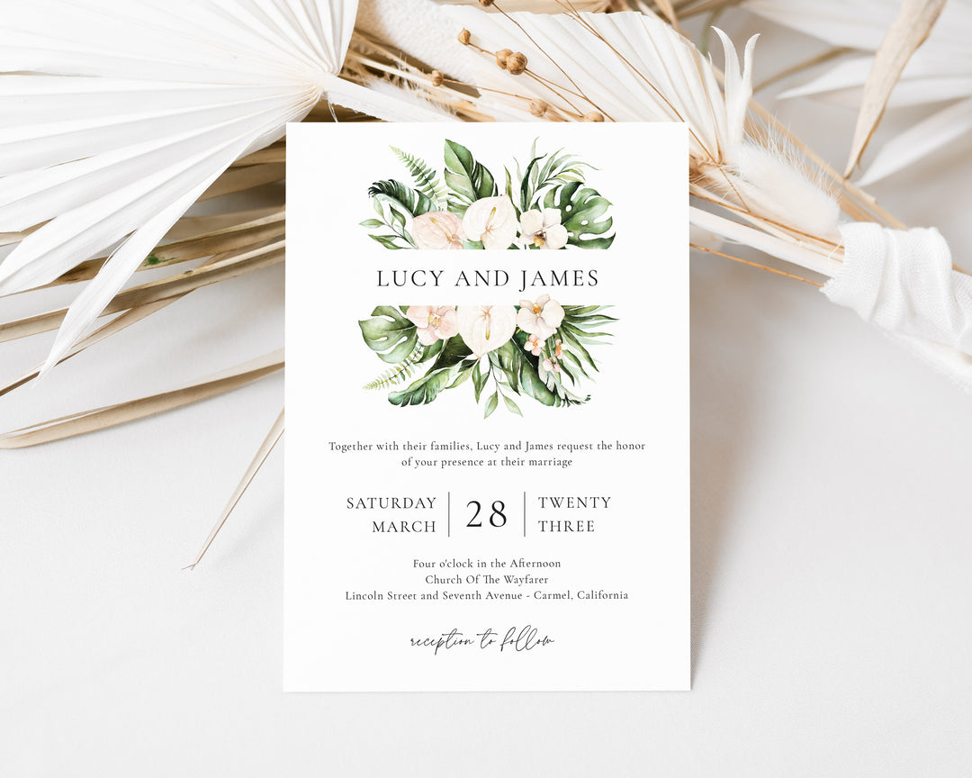Key West Wedding Invitation Suite