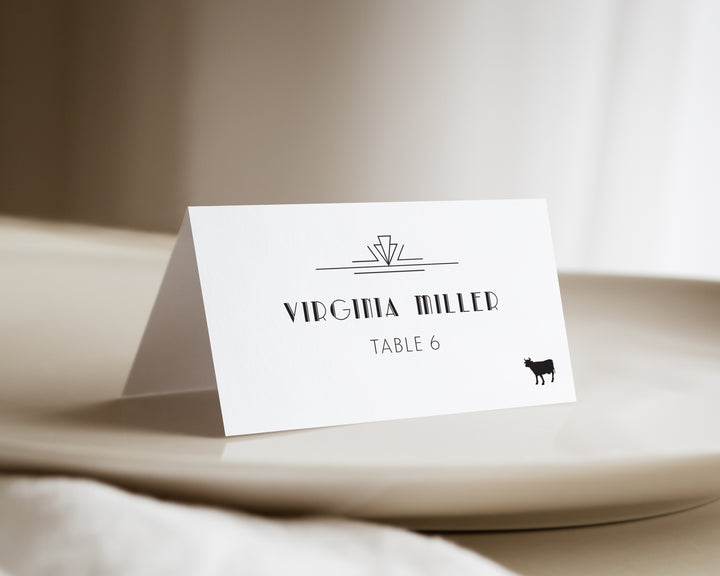 Gatsby Place Cards