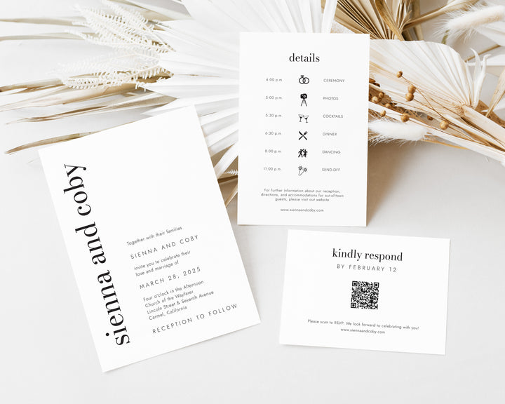 Mad Love Wedding Invitation Suite