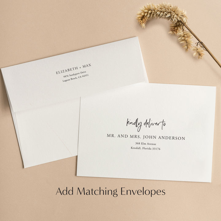 Wild Spirit Gatefold Wedding Invitation