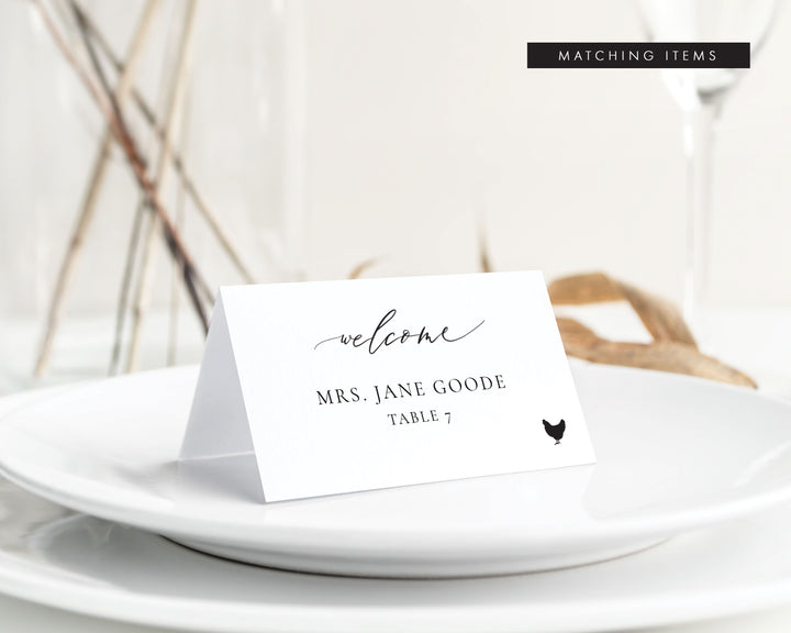 Classic Minimalist Menu