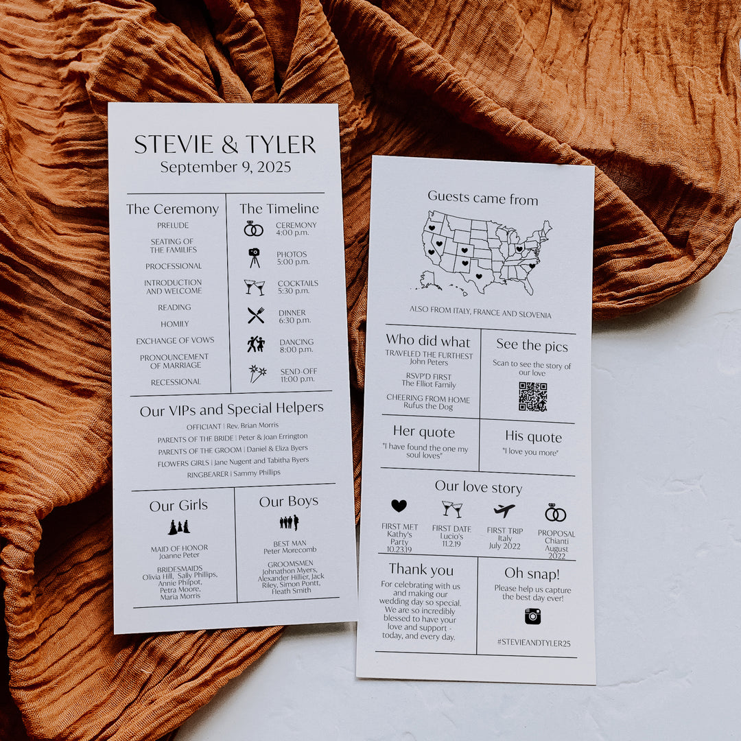 Contemporary Chic Infographic Program