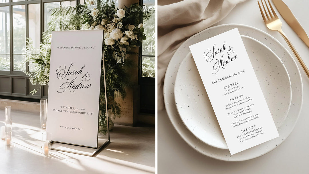 Romantic Calligraphy Stationery from the Besotted Collection