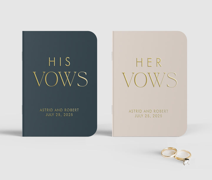 Bohemian Luxe Vow Books