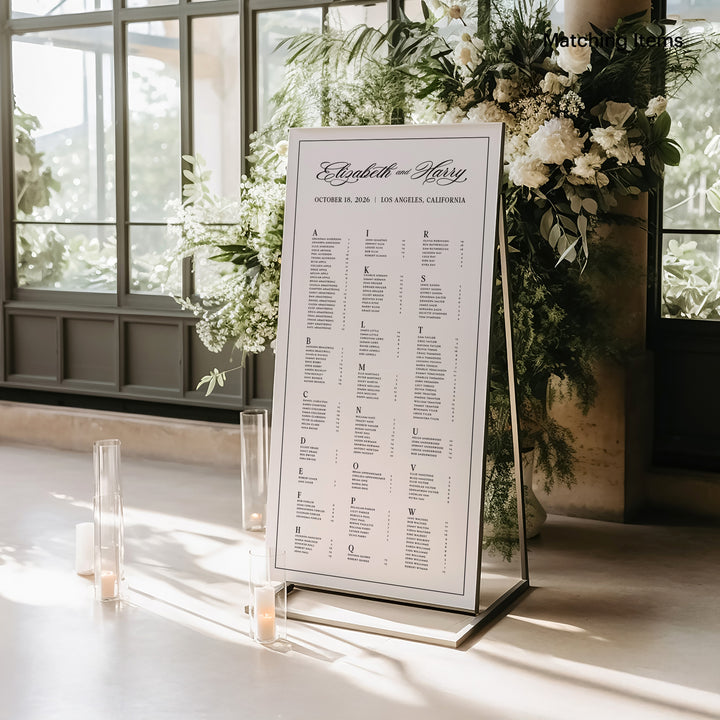 Mulholland Seating Chart