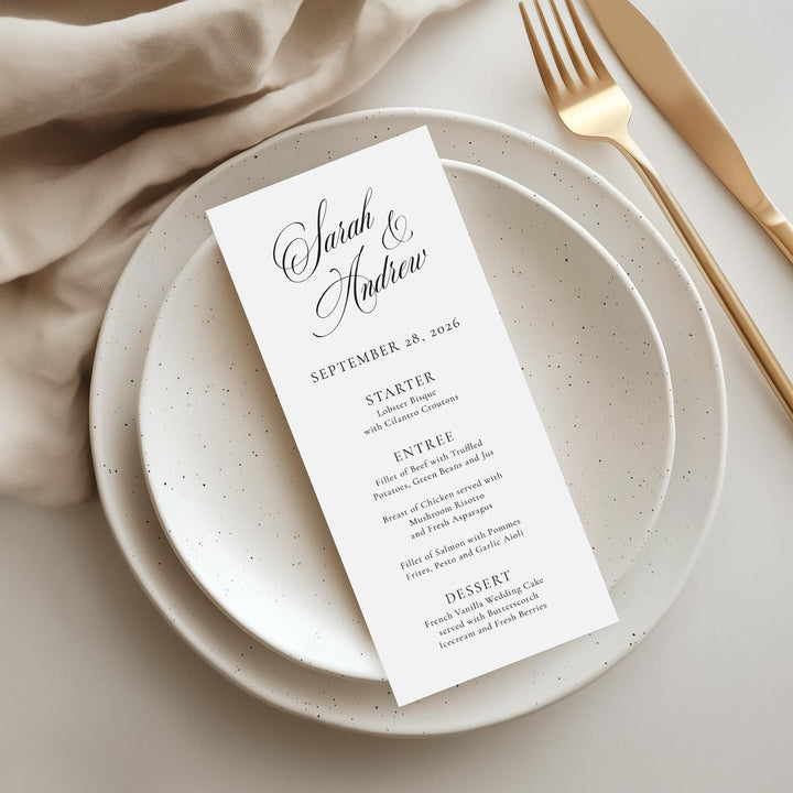 Besotted Menu