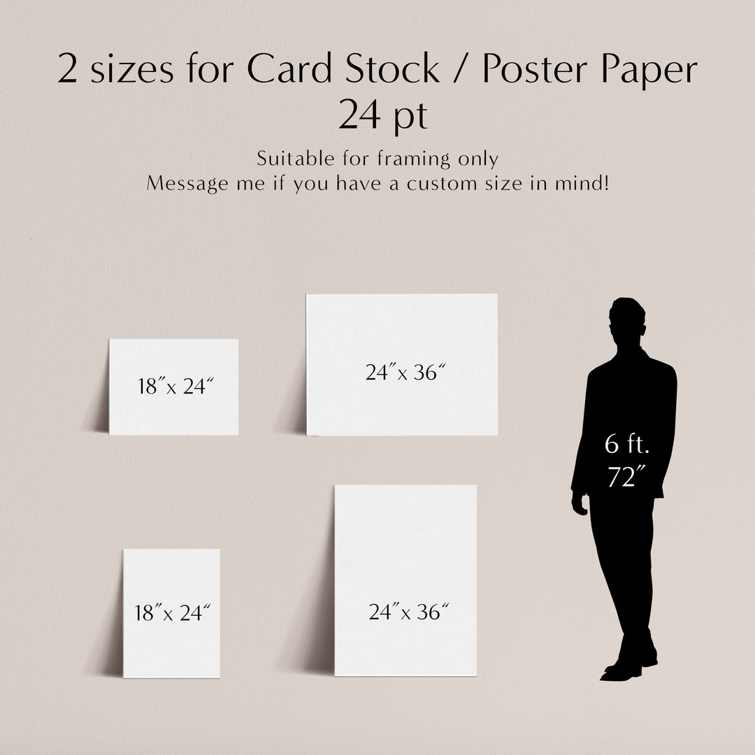 Classic Minimalist Seating Chart