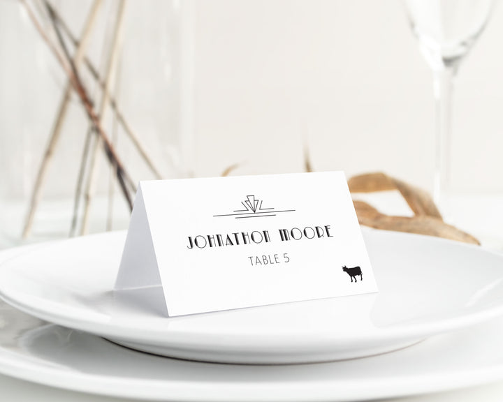 Gatsby Place Cards