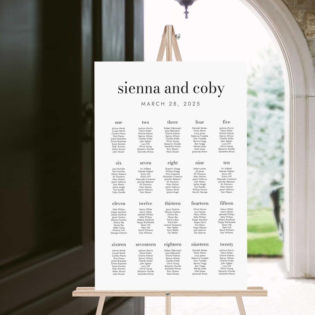 Mad Love Collection Seating Chart