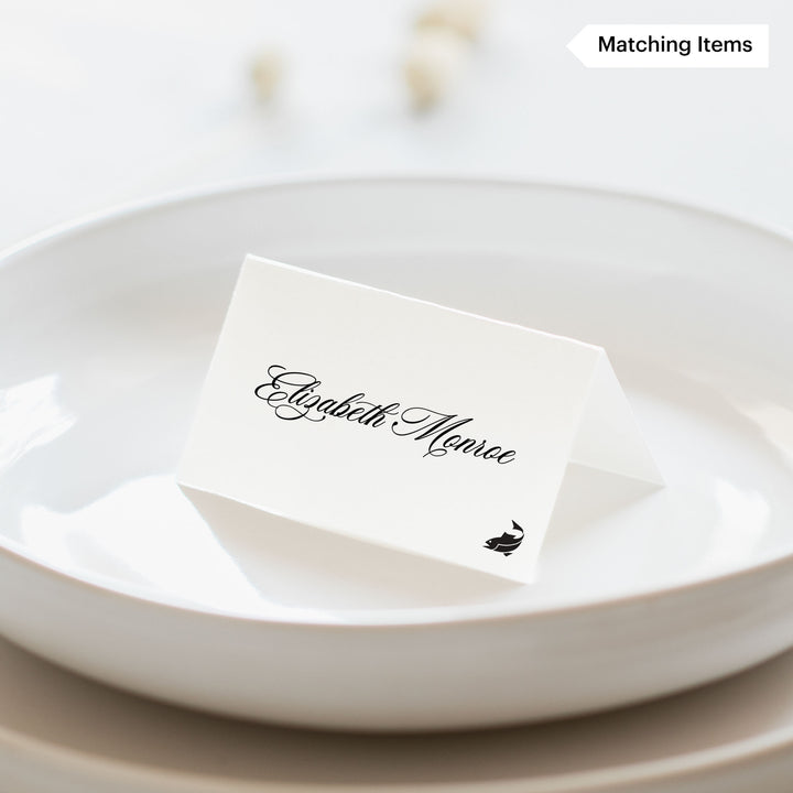 Mulholland Calligraphy Menu