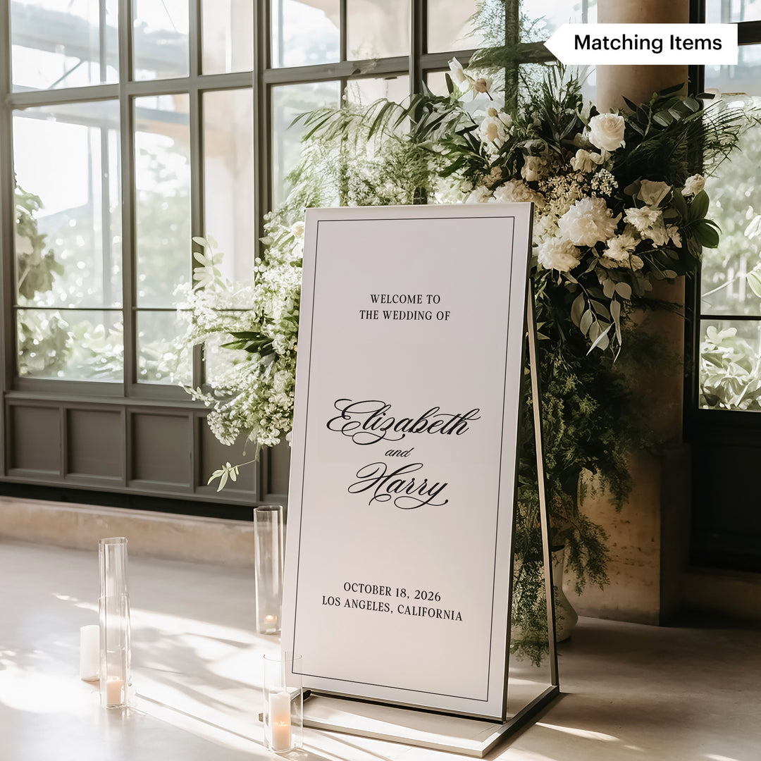 Mulholland Calligraphy Menu