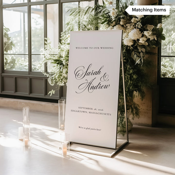 Besotted Guest Name Menu