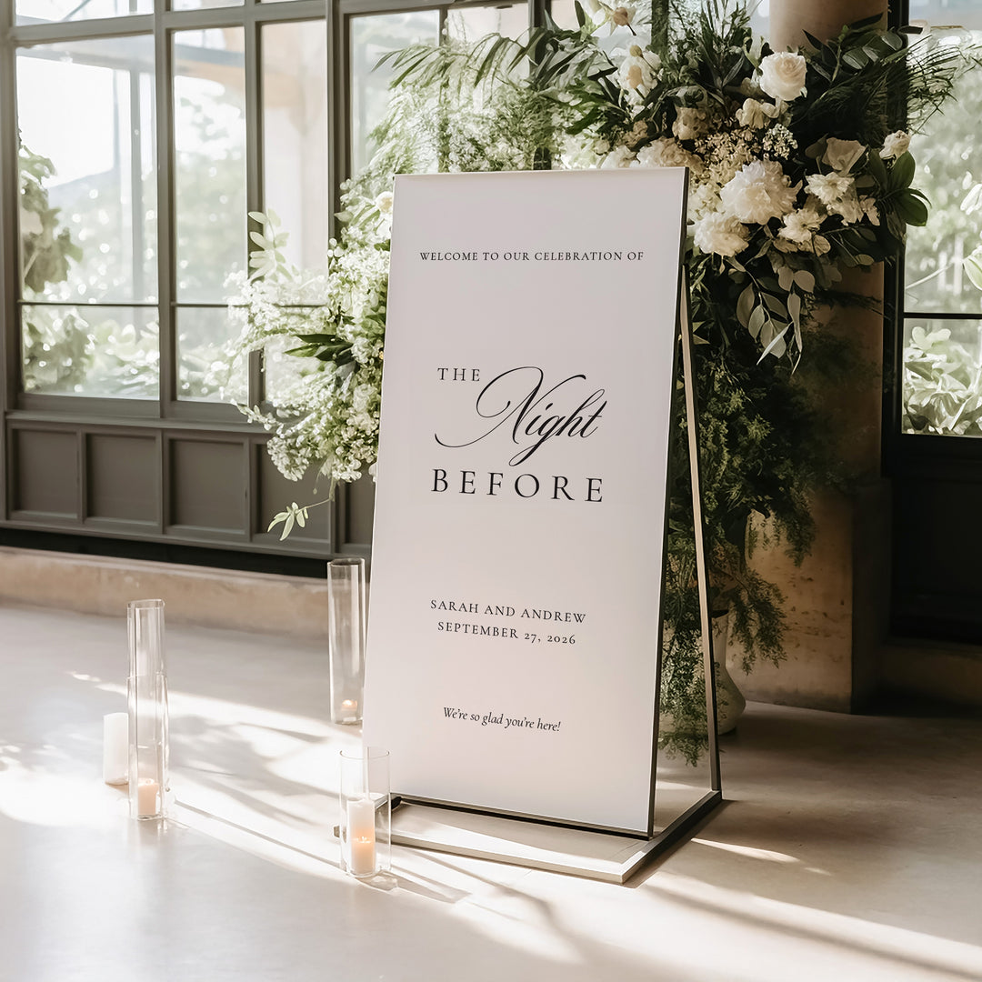 Besotted Night Before Sign