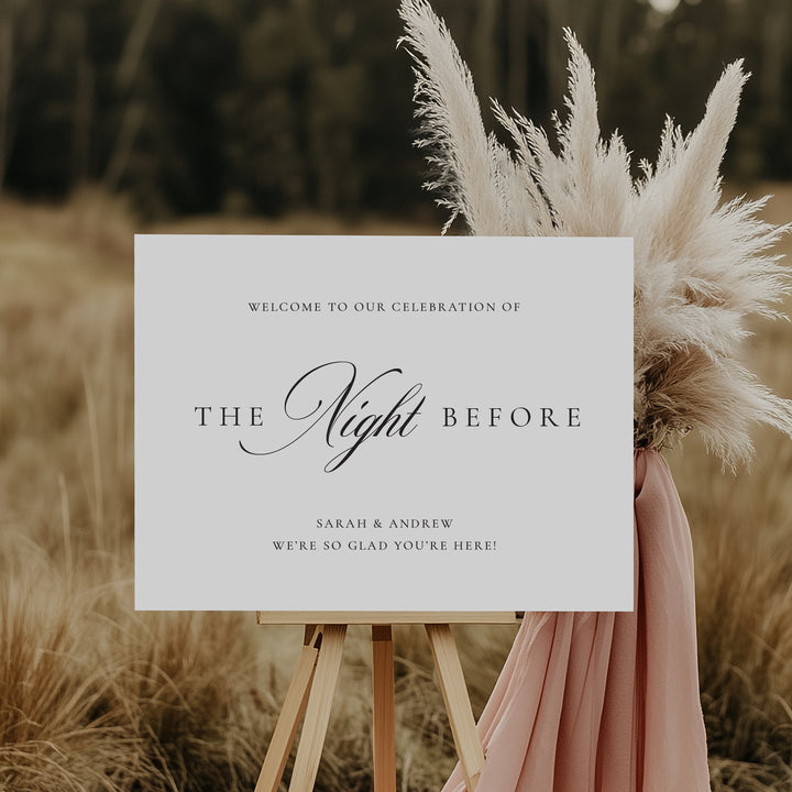 Besotted Night Before Sign