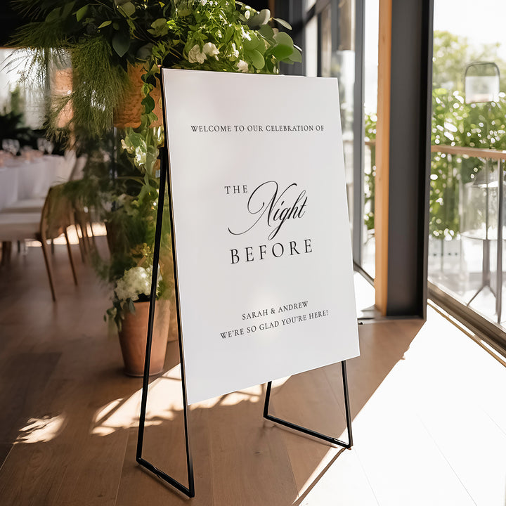 Besotted Night Before Sign