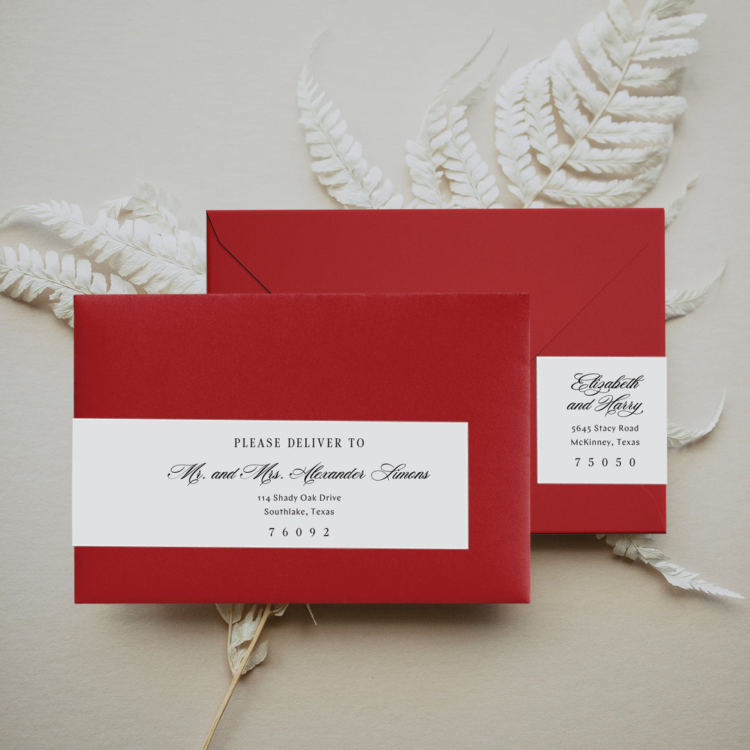 Mulholland Wrap Around Labels