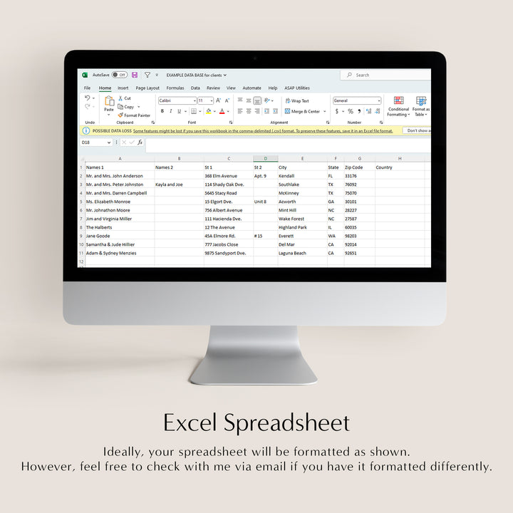 Mulholland Collection Envelopes - White Ink Printing