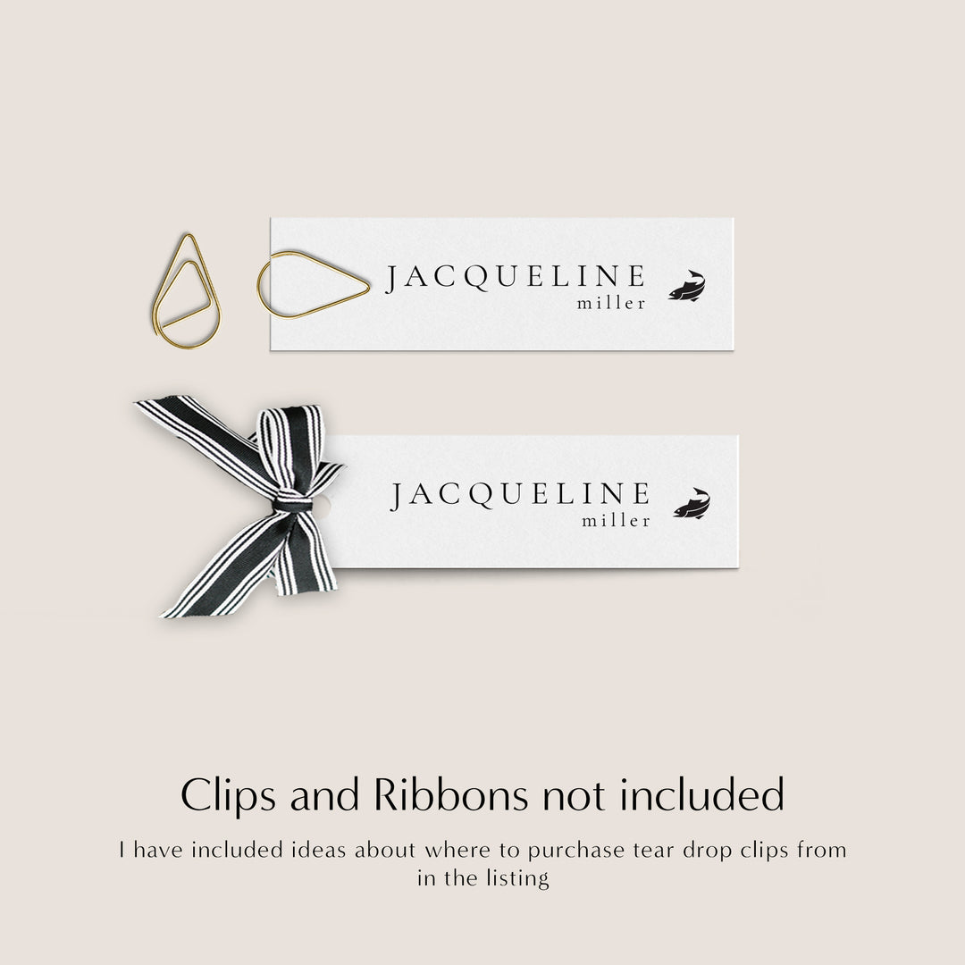 Classic Minimalist Slim Place Cards