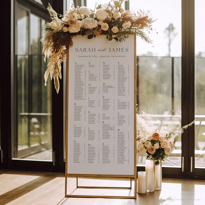 True Romance Seating Chart