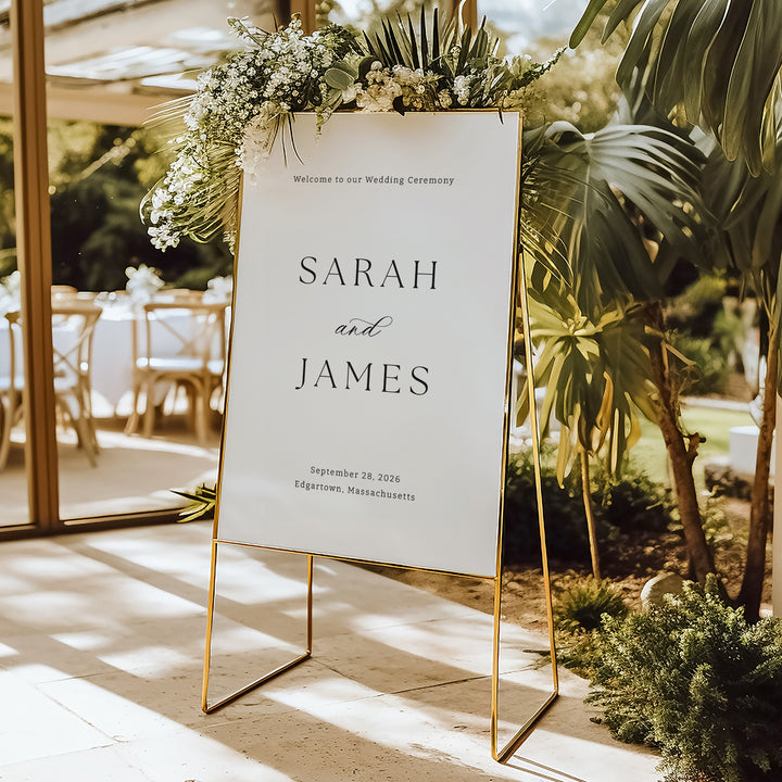 True Romance Welcome Sign